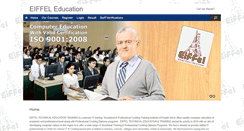 Desktop Screenshot of eiffeleducation.com